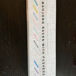 Brand New, Blue Glitter Mahjong Racks/Pushers