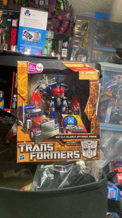 Transformers battle blades Optimus Prime