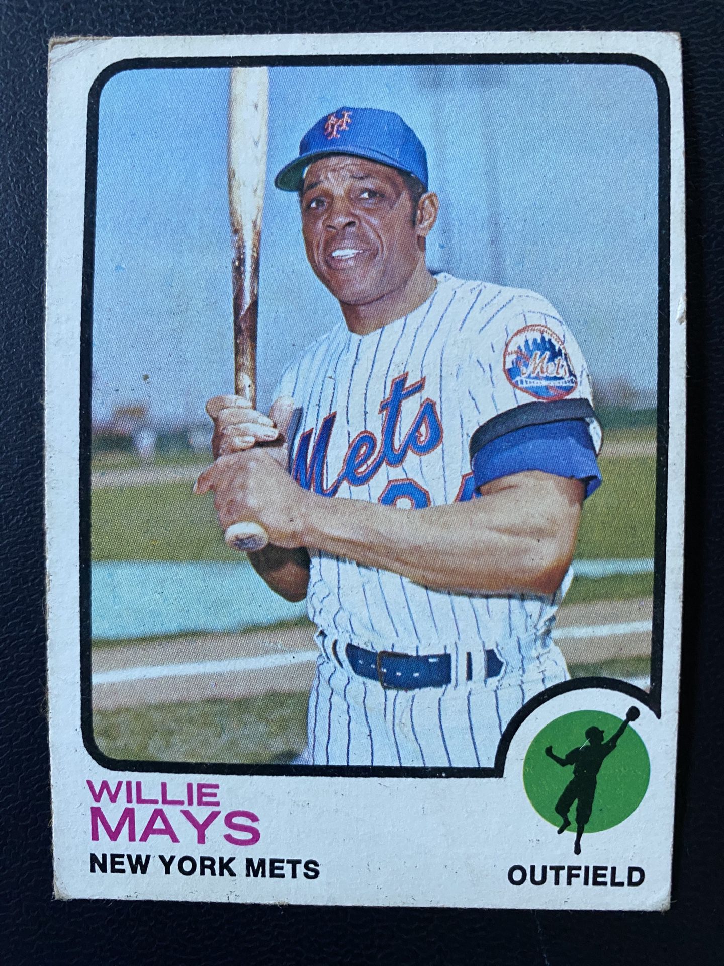 1973 Topps baseball Willie Mays card