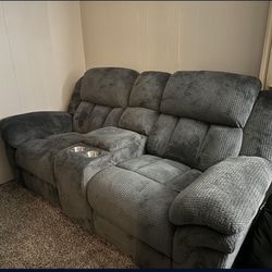 Reclining Loveseat with USB Charging