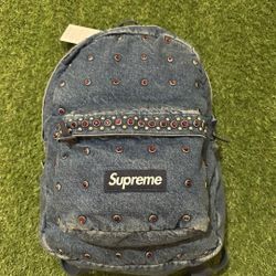 Supreme Bb Simon Denim Backpack Bag