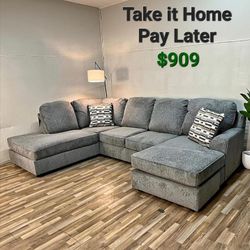O'PHANNON PUTTY LAF SECTIONAL