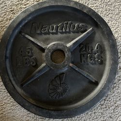 Pair Of 45 Pound Weights