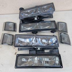 94-98 Chevy Gmc CK Obs Tahoe Suburban Headlights Luces Micas Calaveras Faros Faroles Focos Chevrolet