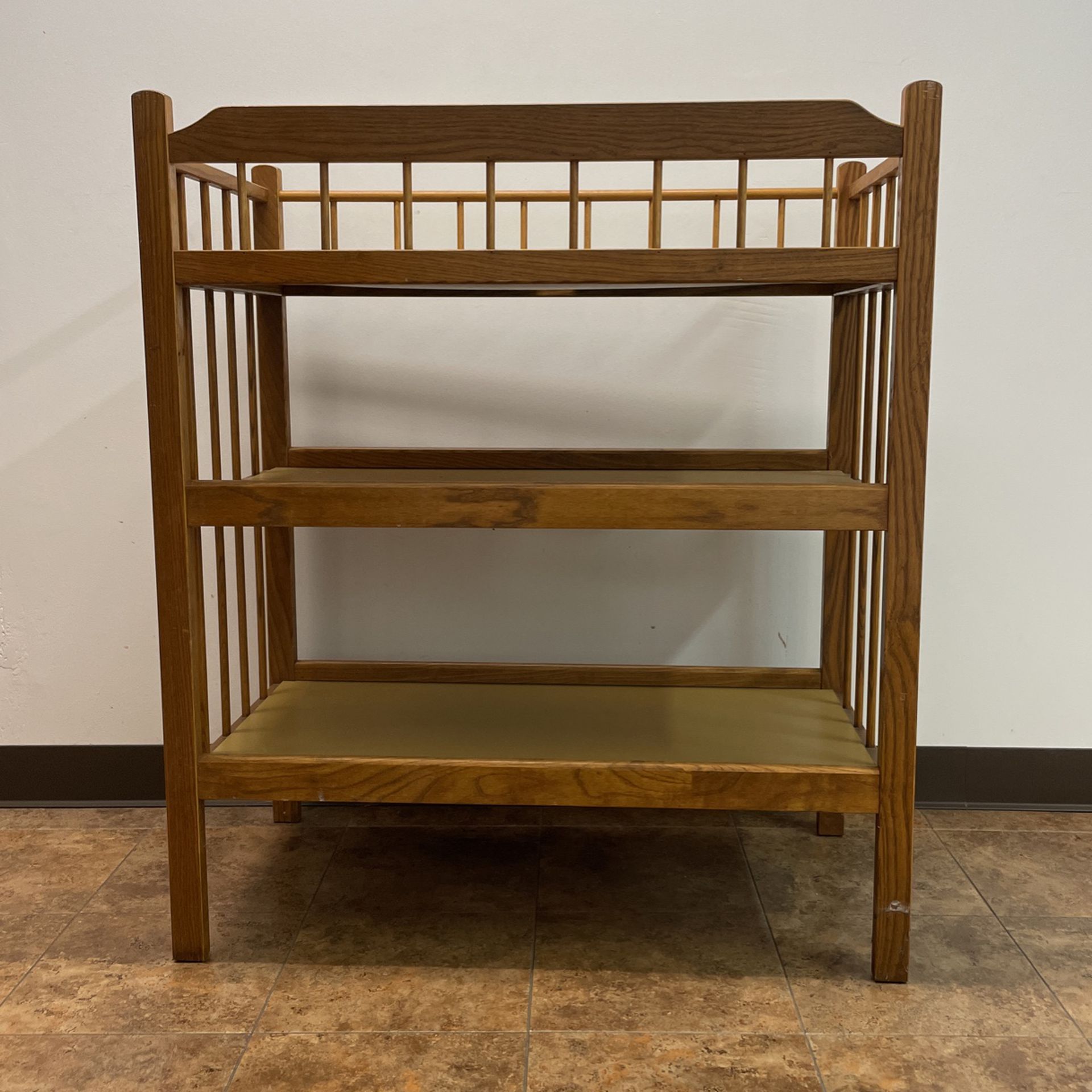 Wood Diaper Changing Table