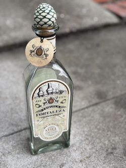 Empty Tequila Bottle