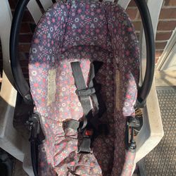 Pink Floral Infant Car Seat