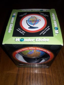 Wonder Globe by Replogle Rotates on 2 Axels
