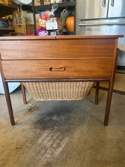 MCM table for sewing notions