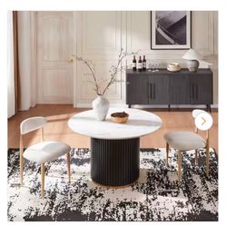 Modern Bistro Set Dining Table 2 Chairs 