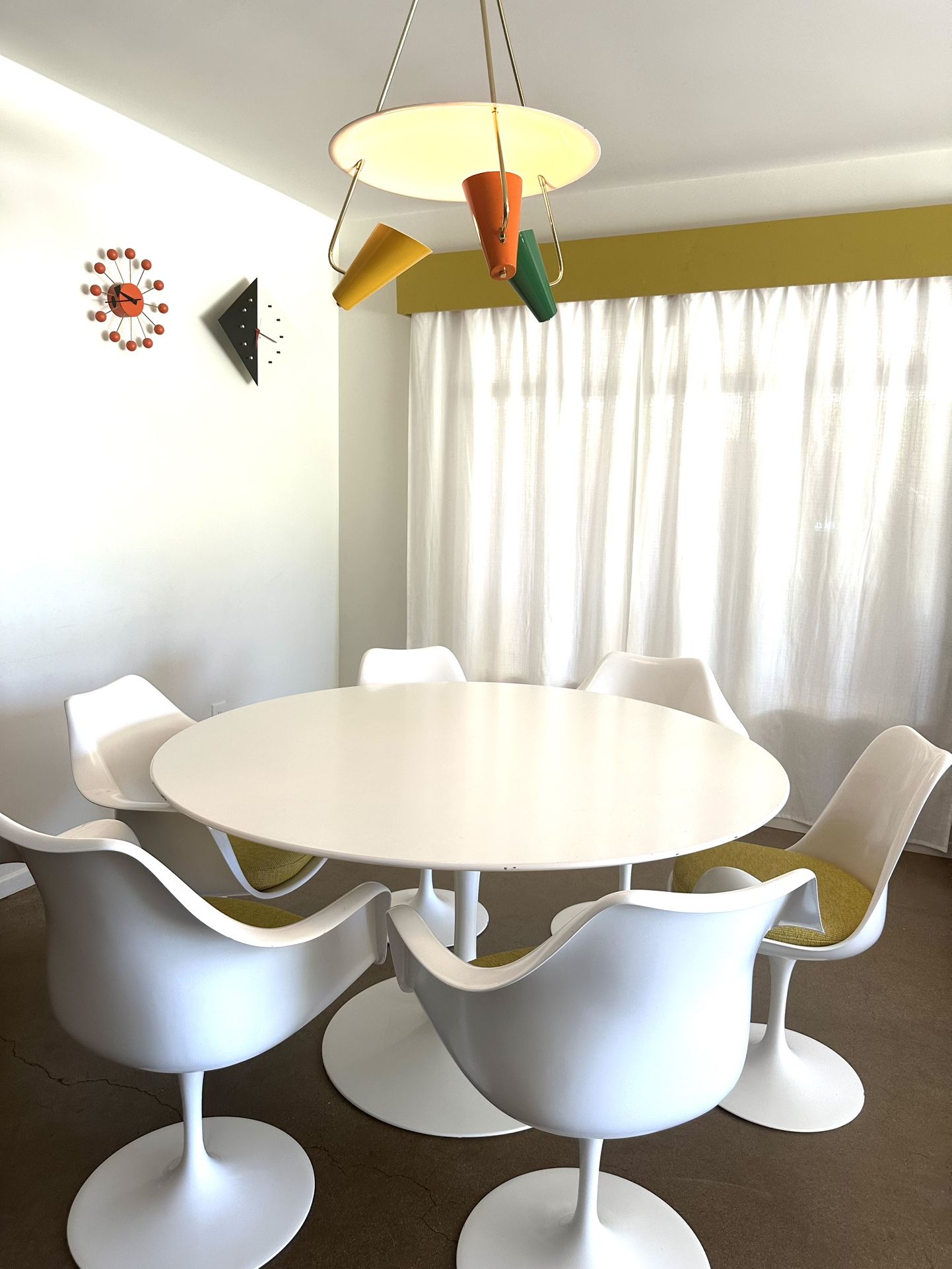 Saarinen For knoll Dining Set Tulip Chairs And Table