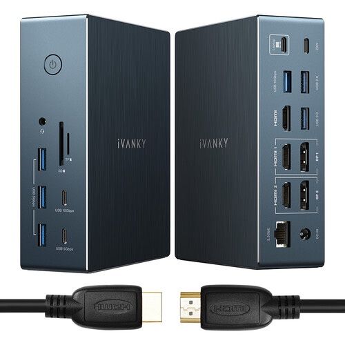 20-in-1 Fusion Deck Pro 2 Triple Monitor Solution For MacBook 