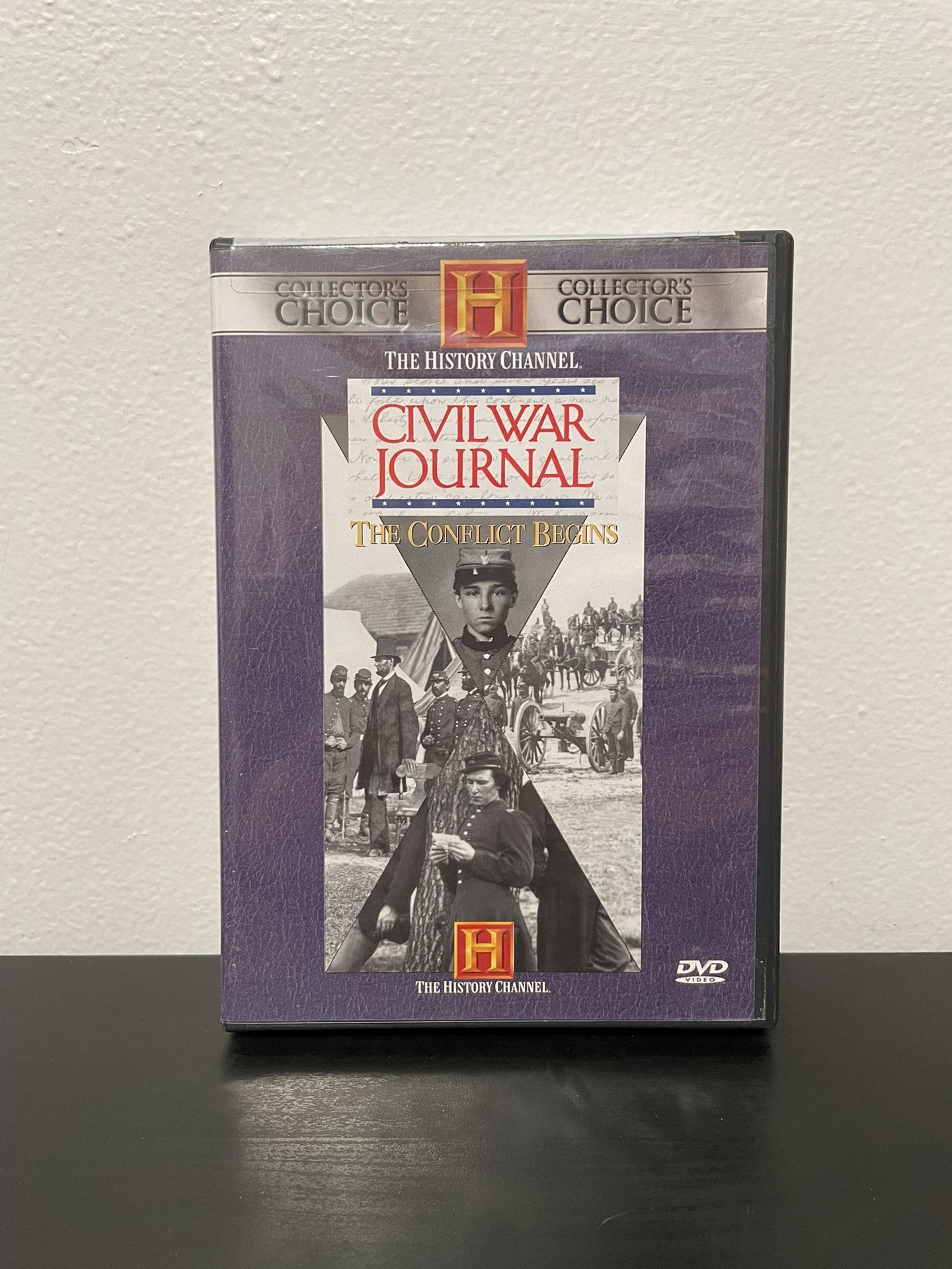 Civil War Journal Conflict Begins DVD History Channel 2 Disc Documentary 1993