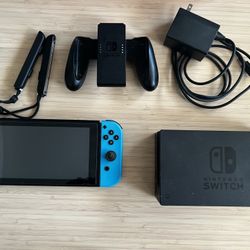 Nintendo Switch With Accessories