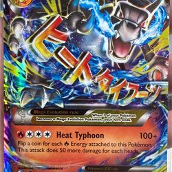 2014 POKEMON XY FLASHFIRE M CHARIZARD EX 69 RAW ENG