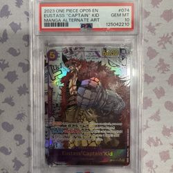 Eustass Captain Kid Manga PSA 10