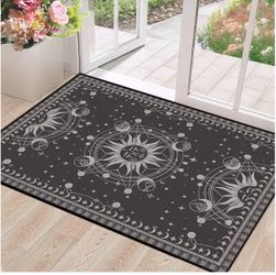 Sun and Moon Rug Boho Celestial Area Rug