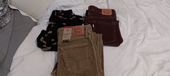 Levi cordory jeans lot
