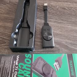 USB 7.1 Channel Sound Card, Brand new 
