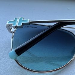 Tiffany & Co T-Pilot Blue Tinted Sunglasses