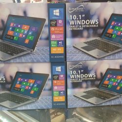 10.1" Windows Tablet Detachable Keyboard By Supersonic.  Brand New 