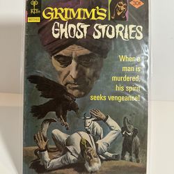Grimm's Ghost Stories When a Man is Murdered Gold Key No.35 1976 FF611