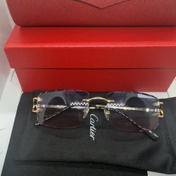 Blue/pink Cartier Glasses 