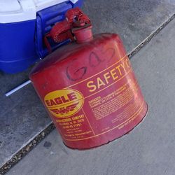 5 gallons Metal Container....