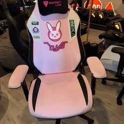 Secret Lab Pink And Black Gaming/desk Chair 