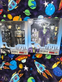 MAFEX The New Batman Adventures Batman & Joker Action Figures