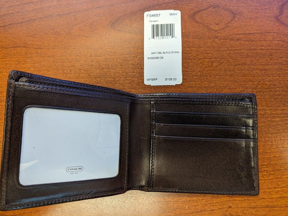 New Men's Coach Wallet