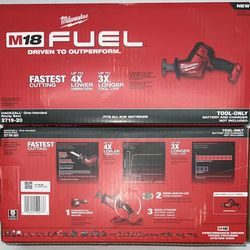 Milwaukee M18 Fuel Hackzall. Tool Only. Model #2719-20