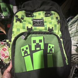 Minecraft Boys girls Backpack 