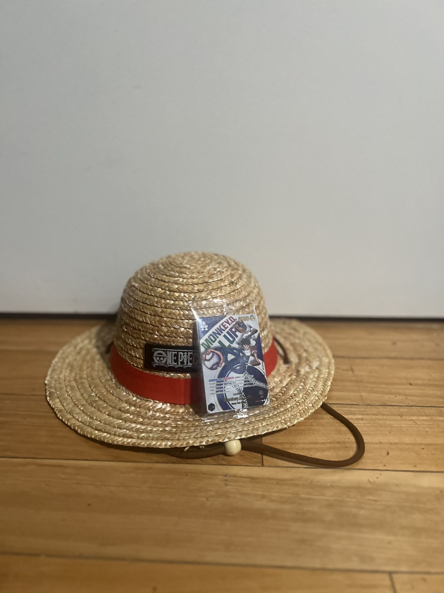 One piece X Dodgers Luffy’s Straw hat & Card