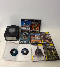 Nintendo GameCube Console with nine games