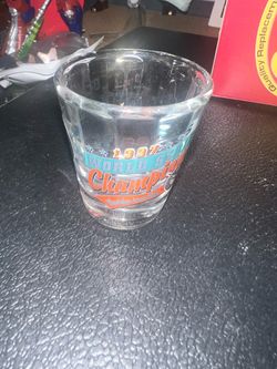 1997 Florida Marlins World Series Champions Shot Glass