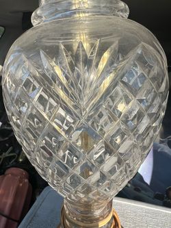 Crystal lamp vintage