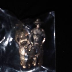 Sterling Silver Cowboy Earrings 