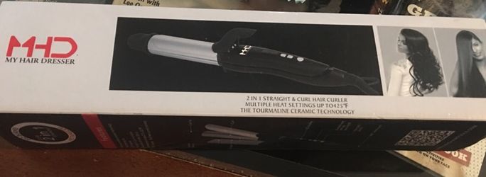 Mhd straight & curl hair curler