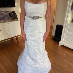 Wedding Dress- Size 12 Tall 