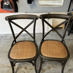 Dining Chairs / Rattan / X Back