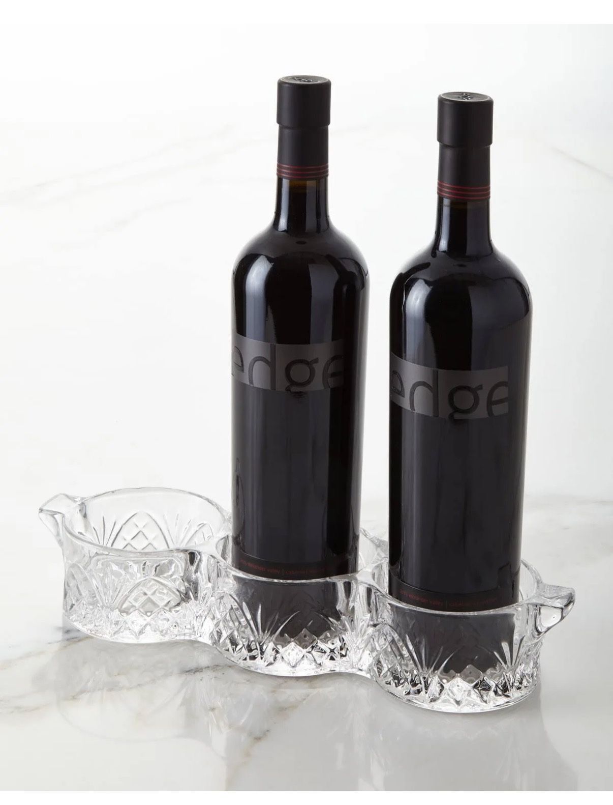 THE DUBLIN COLLECTION BRAND NEW IN BOX CRYSTAL WINE BOTTLE COASTER