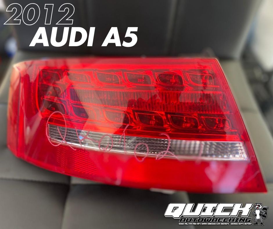 2012 Audi A5 - Tail light Left Side