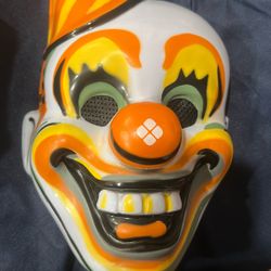 Halloween Clown Mask With Jumpsuit