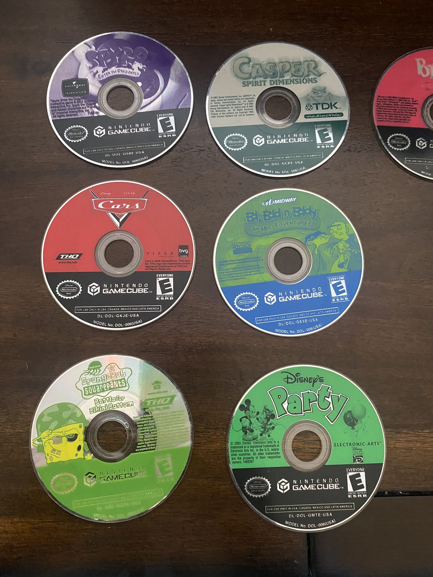 Lot Of 7 GameCube Games