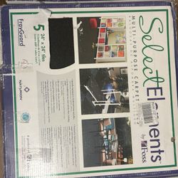 Carpet multipurpose carpeting tiles. 24 x 24”