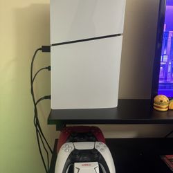  PlayStation 5 Digital Console with Extra Red Dualsense Controller and Dual Chargin...