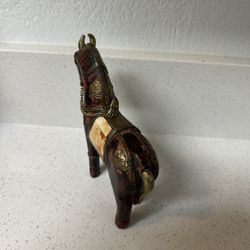 1950s vintage VTG Charles Marcak wood and copper horse