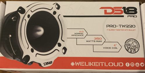 DS18 pro tw220 tweeters