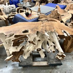 *** Beautiful Solid Teal Console Table